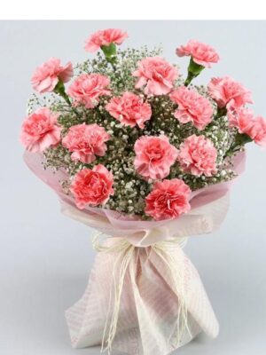 pink-carnation-flower-bouquet